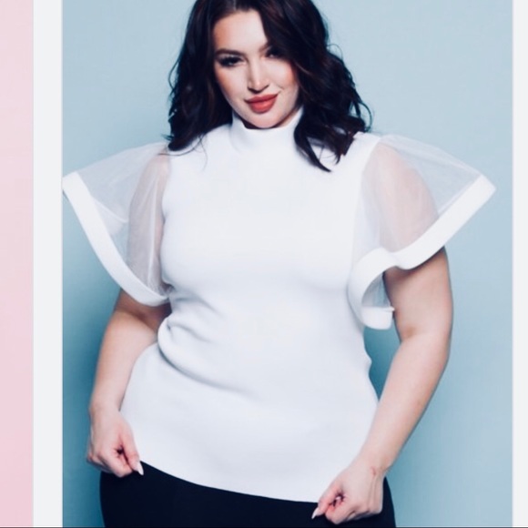 Quum Tops - Quum | Women’s Plus Size Angel Sleeve Top